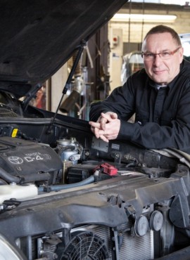 Hans Saris bij Toyota Landcruiser