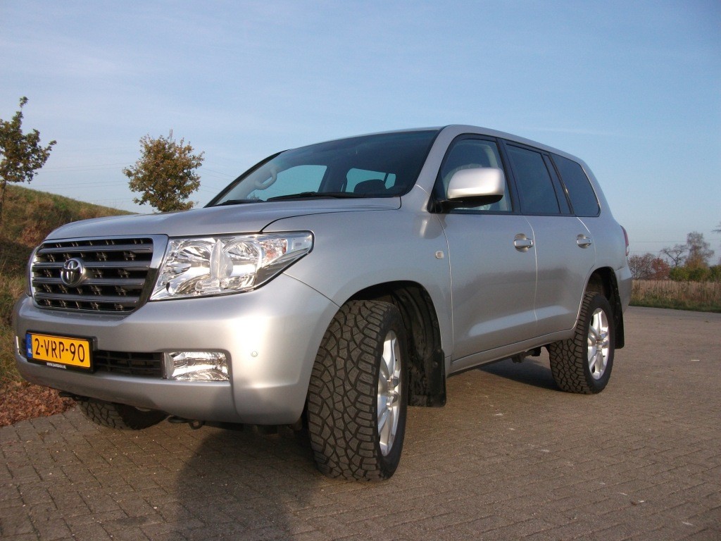 Toyota Landruiser 200 grijs kenteken