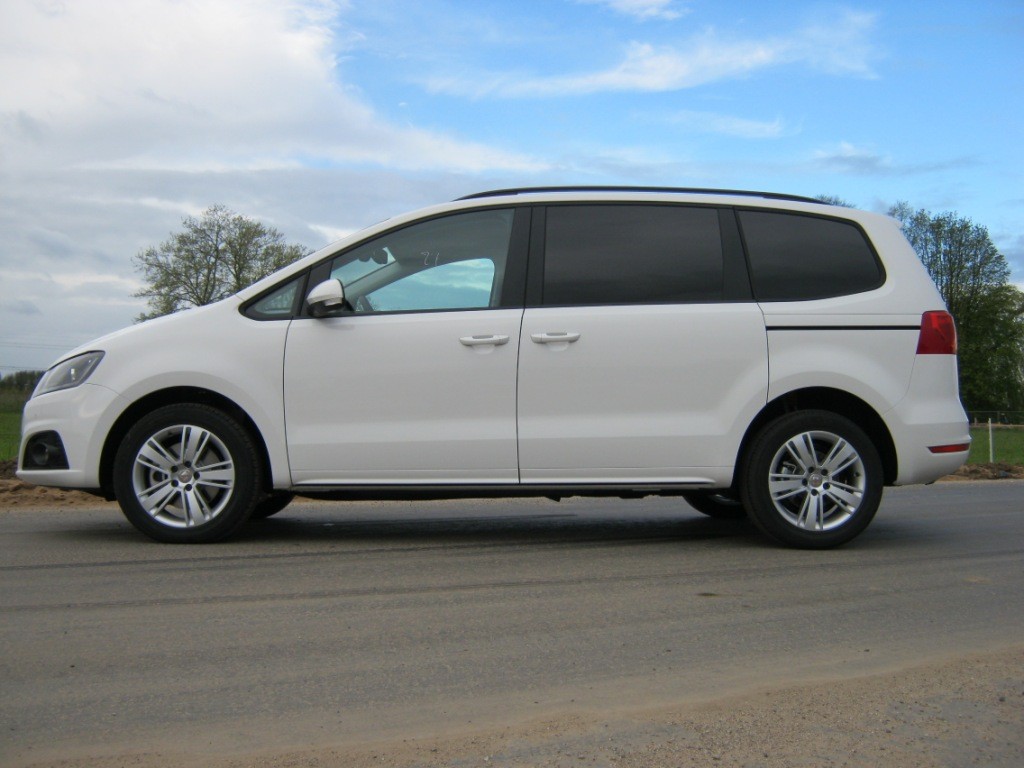 Seat Alhambra grijs kenteken