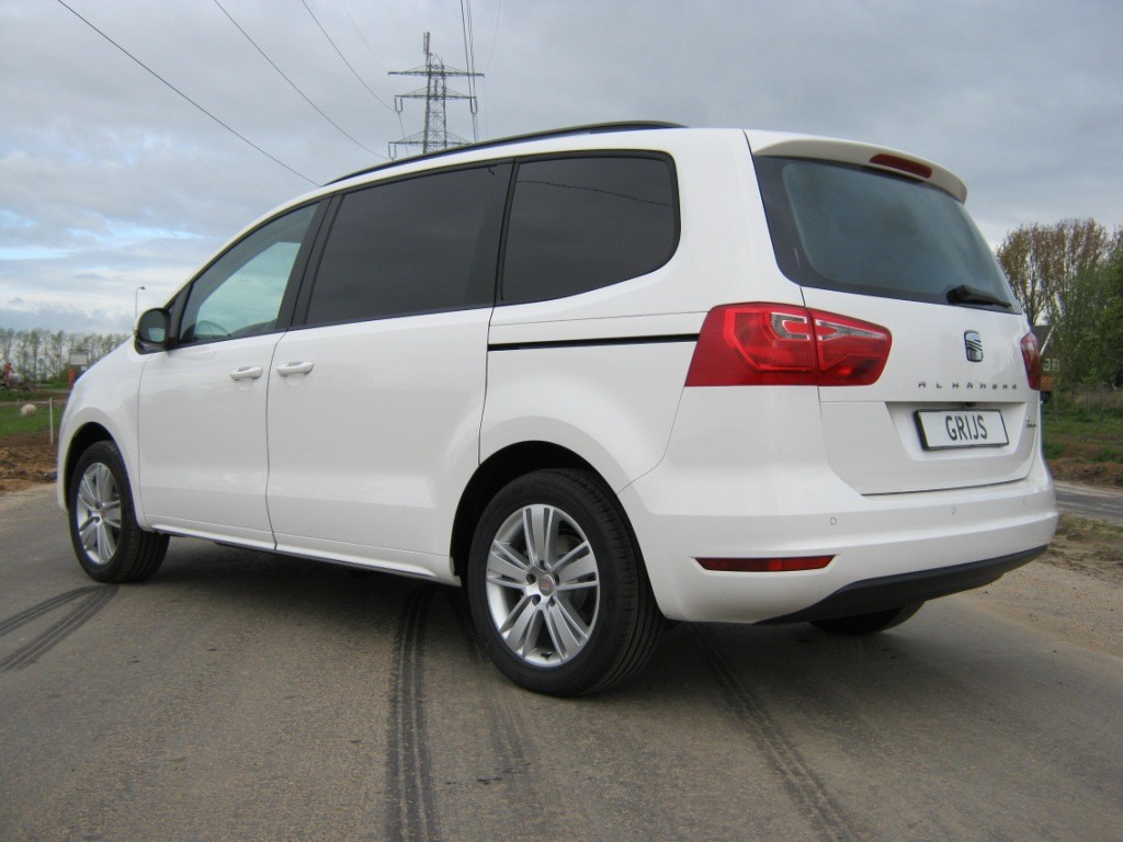 Seat Alhambra grijs kenteken