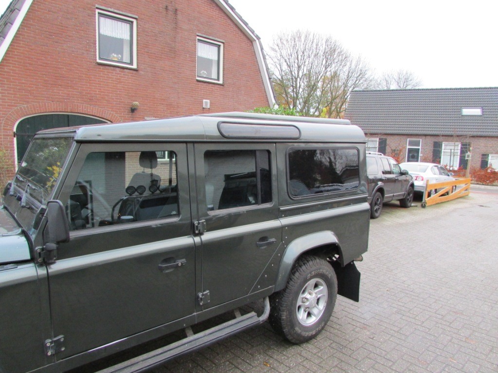 moeilijk picknick Me Landrover Defender grijs kenteken - Saris4x4