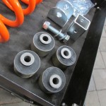 Caster correctie rubbers