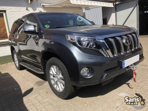 Toyota Landcruiser 150 lier achter bumper met General All Terrain banden